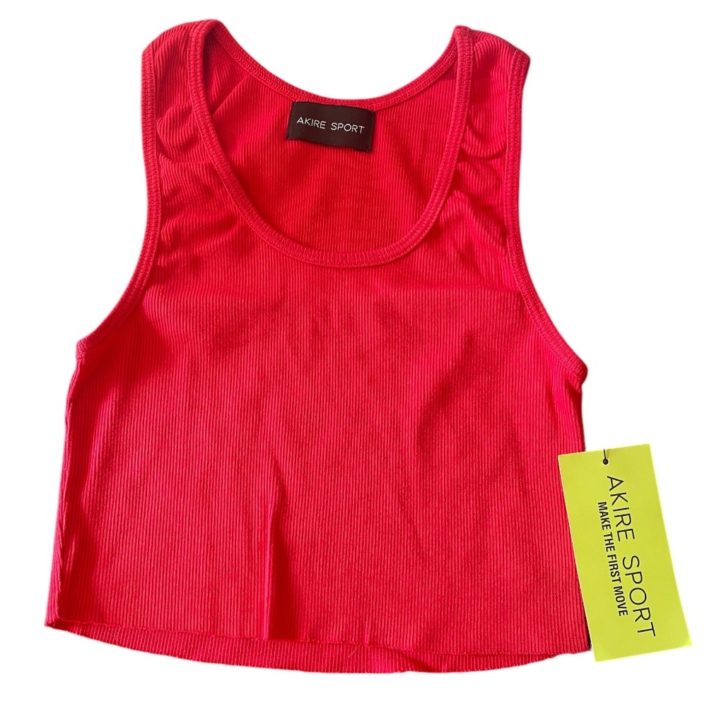 Akire Sport The Perfect Tank RED  NWT
